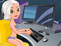 Fille Hacker pour jouer en ligne