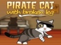 Cat Pirate à la jambe cassée pour jouer en ligne