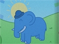 Aventure éléphant bleu pour jouer en ligne